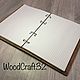 Notebook with wooden cover. Notebooks. WoodCraft32. Online shopping on My Livemaster.  Фото №2