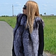 Vest fur black brown (silver) foxes. Vests. Zimma. Online shopping on My Livemaster.  Фото №2