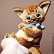 Аби котенок Diego. Абиссинские кошки. Коллекционная игрушка. Мягкие игрушки. Авторские мишки Натальи Толстыкиной (natalytools). Ярмарка Мастеров.  Фото №6