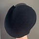 The 'Pleated Fan' hat is black. Hats1. Elenbeis. My Livemaster. Фото №4