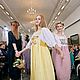 Нарядное льняное платье с вышивкой " Яркая красотка ". Платья. АВТОРСКАЯ ОДЕЖДА и ТЕКСТИЛЬ -Евгении Рябцевой / 'ГНЁЗДЫШКО' (evgenialinen). Ярмарка Мастеров.  Фото №5