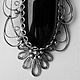 Order Black agate, filigree 1970's. proshlyj-vek. Livemaster. . Vintage earrings Фото №3
