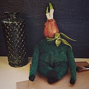 Куклы и игрушки handmade. Livemaster - original item Teddy primitive Big onion. Handmade.
