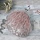 Заказать "Пепел розы"- сумочка с перышками страуса. Людмила (L&L accessories). Ярмарка Мастеров. . Сумка с фермуаром Фото №3