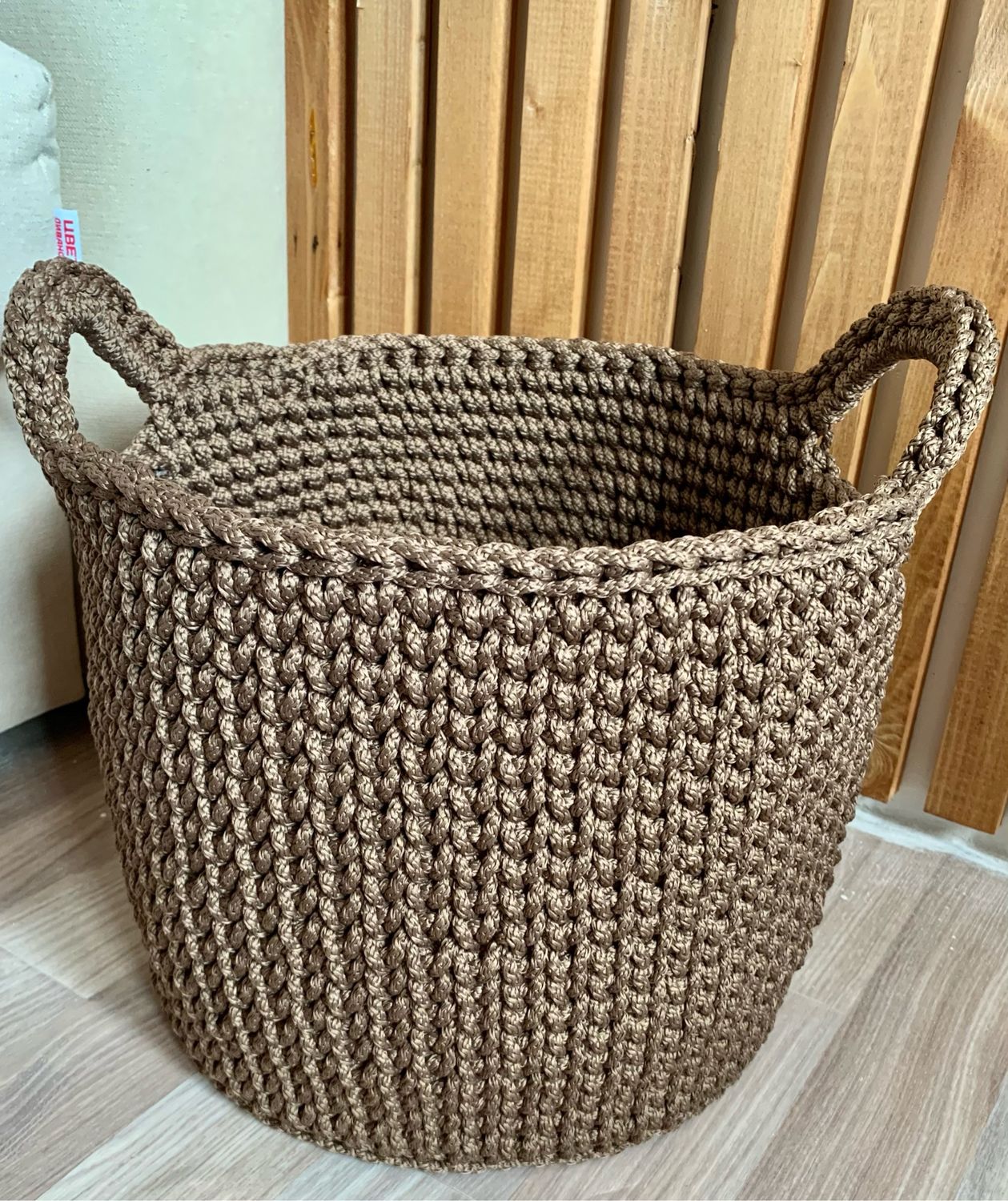 Корзинка из полиэфирного шнура