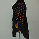 Knitted black Shawl. Shawls. vyazanaya6tu4ka. My Livemaster. Фото №4