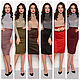 Pencil skirt made of eco-suede Peach, pink orange skirt on the figure. Skirts. mozaika-rus. My Livemaster. Фото №6