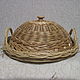 Tray with handles and a cover woven of twigs, Basket, Kirovo-Chepetsk,  Фото №1
