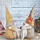 Заказать Пара осенних гномов для украшения гостиной. Annahandmade13. Ярмарка Мастеров. . Интерьерная кукла Фото №3