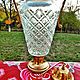 Винтаж: Старинная ваза для льда коктейля Cristal хрусталь золочение Италия. Кухонная утварь винтажная. Антиквариат и винтаж из Франции. Ярмарка Мастеров.  Фото №4