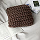Подушка вязаная декоративная. Подушки. cozy marshmallow. Ярмарка Мастеров.  Фото №6
