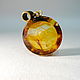 Seraphim Six-winged intalia on amber R-584. Wearable icon. Amber shop (vazeikin). Online shopping on My Livemaster.  Фото №2