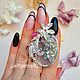 Брошь с Пейзажным Агатом 40.0 карат. Брошь-булавка. Artgems925. Ярмарка Мастеров.  Фото №5