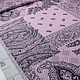 Заказать Плащевая ткань пейсли на розовом. БАРХАТ Итальянские ткани (barhat-tkani). Ярмарка Мастеров. . Ткани Фото №3