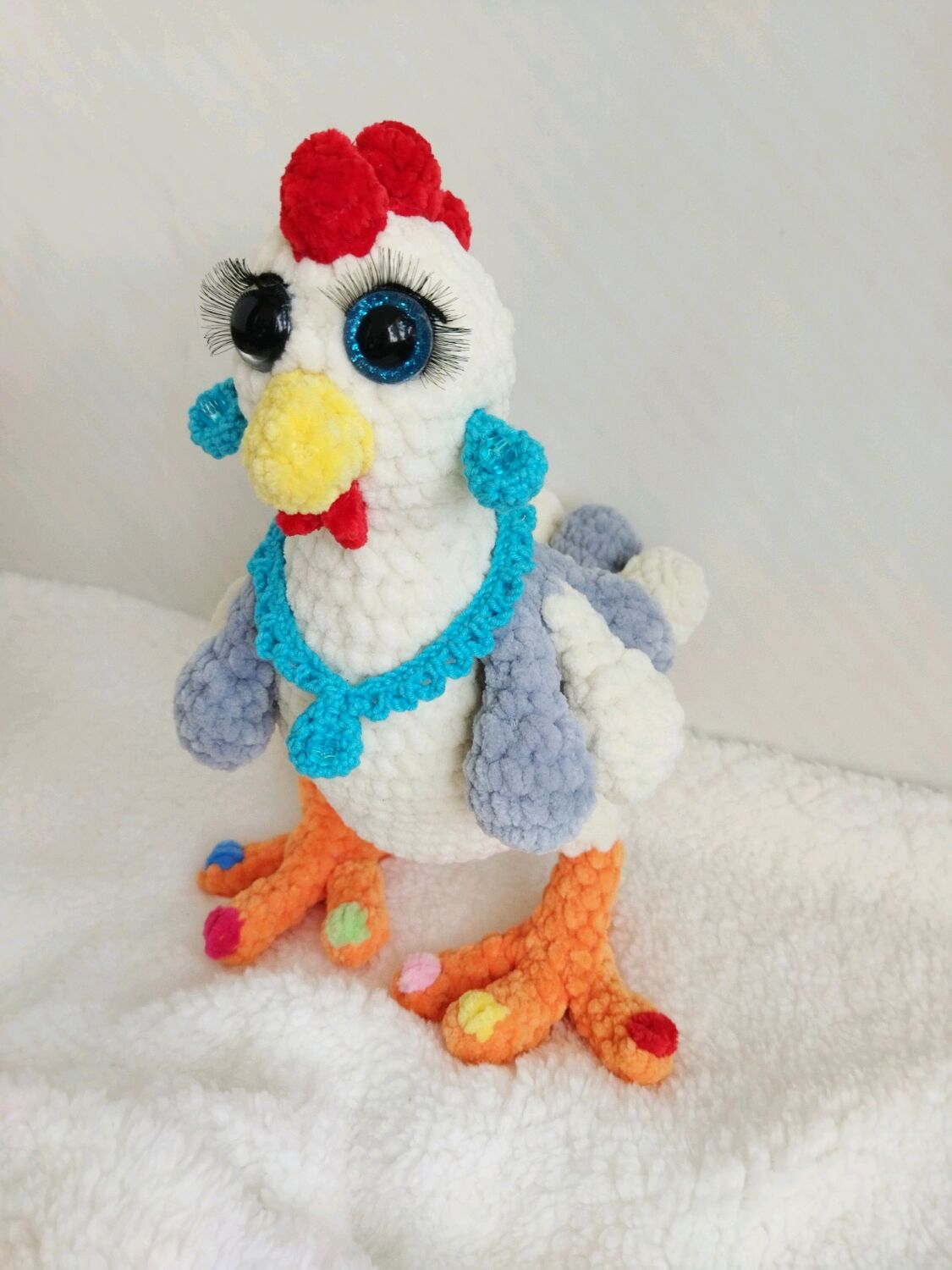 Вязаная игрушка курица амигуруми – заказать на Ярмарке Мастеров ...