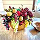 Ваза с фруктами. Композиции. buket.buffet.decor/ Lana R. Интернет-магазин Ярмарка Мастеров.  Фото №2