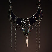 Украшения handmade. Livemaster - original item Pendant, Magic pendant - black moon Lilith (pl-028). Handmade.