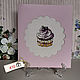Cross stitch postcard Cup Cakes. Cards. FavoriteStitch. Online shopping on My Livemaster.  Фото №2