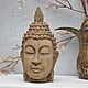 Статуэтка Будды из бетона, серая с текстурой дерева. Статуэтки. A Z O V   G A R D E N. Ярмарка Мастеров.  Фото №6
