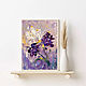 Mini paintings with delicate irises. Three small paintings of irises. Pictures. Zabaikalie. Online shopping on My Livemaster.  Фото №2