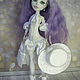 ООАК Монстер Хай Спектра. Кукла Кастом. MarKorosDolls. Ярмарка Мастеров.  Фото №5