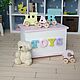 Кукольный ящик для игрушек, 1/8(tiny), коробка для игрушек. Кукольная еда. Woodentales. Ярмарка Мастеров.  Фото №5