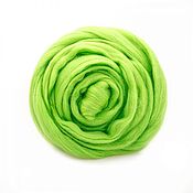 Материалы для творчества handmade. Livemaster - original item New!!! Fine merino wool. Green. 50 gr. TKF. Felting. Handmade.