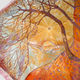 "Осень" ручная роспись на зонте в подарок на заказ, Зонты, Санкт-Петербург,  Фото №1
