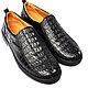 Espadrilles from tail of crocodile leather, in black color. Slip-ons. SHOES&BAGS. My Livemaster. Фото №6