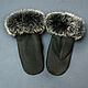 Cashmere mittens with arctic fox. Mittens. National Brand. Online shopping on My Livemaster.  Фото №2