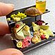Миниатюрная полочка с сырами. Мебель для кукол. Екатерина (miniaturehouse). Ярмарка Мастеров.  Фото №5