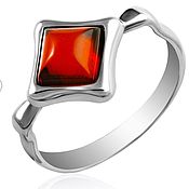 Украшения handmade. Livemaster - original item Silver ring, with amber. Handmade.