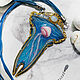 Колье "Медуза" с лунным камнем. Подвеска. SHAR-LIN - скульптурная миниатюра. Интернет-магазин Ярмарка Мастеров.  Фото №2