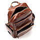 Leather backpack 'Dionysus' (brown wax). Backpacks. Russian leather Guild. My Livemaster. Фото №6