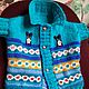 Knitted vest for children 4-12 months (turquoise, cashmere, Alpaca). Childrens vest. Olga Shuklina (OlgaShuklina). Online shopping on My Livemaster.  Фото №2