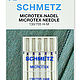 Иглы микротекс (особо острые) Schmetz 130/705H-M 5 шт. ,в ассортименте. Иглы и булавки. Натуральные одежные ткани (naturalnyetkani). Ярмарка Мастеров.  Фото №4