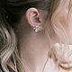 Earrings ' Youna'. Earrings. lovely-bride (lovely-bride). Online shopping on My Livemaster.  Фото №2