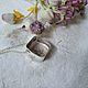 Кулон бегунок с рутиловым кварцем. Кулон. Karma-jewelry. Ярмарка Мастеров.  Фото №7