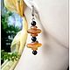 Order Amber. Earrings 'Living stones' amber silver. Frollena II. Natural Baltic amber. Livemaster. . Earrings Фото №3