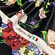 DOLCE&GABBANA атлас итальянские ткани. Ткани. ALTA MODA  итальянские ткани. Интернет-магазин Ярмарка Мастеров.  Фото №2