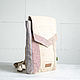 Order Backpack made of hemp Swayambu light. Hemp bags and yarn | Alyona Larina (hempforlife). Livemaster. . Backpacks Фото №3