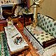 Заказать Диван для маленьких куколок. Екатерина. Кукольная миниатюра. Ярмарка Мастеров. . Мебель для кукол Фото №3