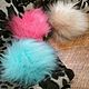 POM-poms of different colors from ecomech. Fabric. El-tex. My Livemaster. Фото №4