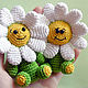 Knitted Daisy. Gift on March 8, Stuffed Toys, Sarapul,  Фото №1