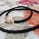 The silk cord is 5 mm!!! with a steel lock ' gold', Bead bracelet, Sergiev Posad,  Фото №1