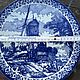 Винтаж: Тарелка коллекционная настенная винтажная: Delft. Тарелки винтажные. Антиквариат & Винтаж. Ярмарка Мастеров.  Фото №6