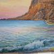 Seascape Sunrise on the coast. Oil painting. Pictures. jakovishina. My Livemaster. Фото №6
