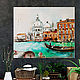 Italy-oil painting on canvas, Pictures, Moscow,  Фото №1