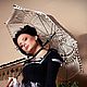 Вязаный зонт. Зонты свадебные. Анастасия Кузнецова. Ярмарка Мастеров.  Фото №5