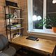 Стол лофт с полками. Столы. WOOD LOFT (woodloftmsk). Ярмарка Мастеров.  Фото №5